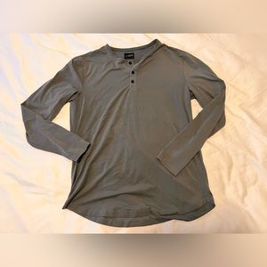 Cuts Clothing Men’s Large Henley Long Sleeve Shirt - Sage